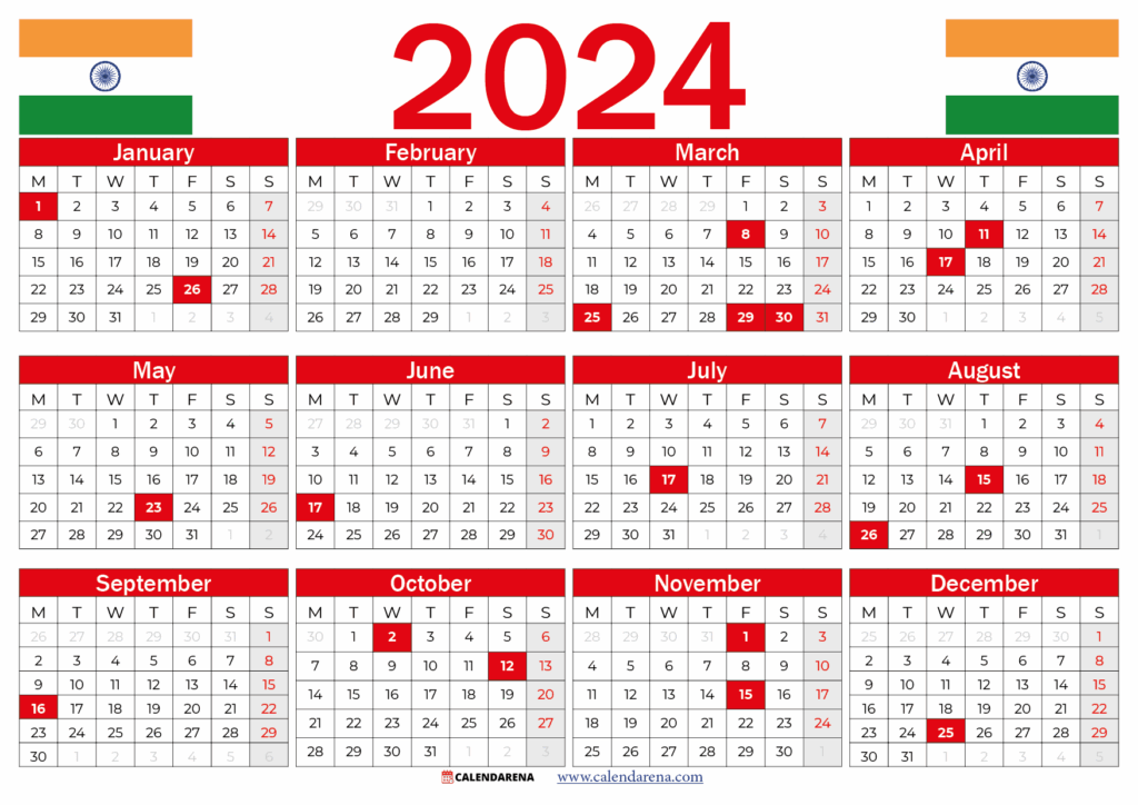 2024 Holiday Calendar Gujarat Government Jobs In India Isabel Lindie