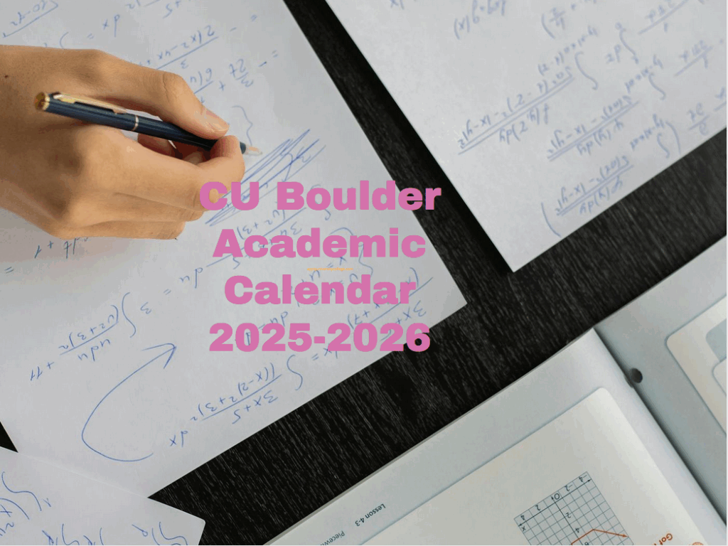 2025 2026 Academic Calendar Cu Boulder Skye Connibere