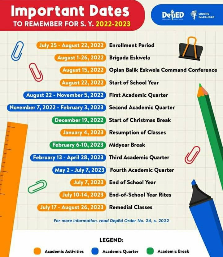 2025 2026 School Year Calendar Deped Bella McWilliams