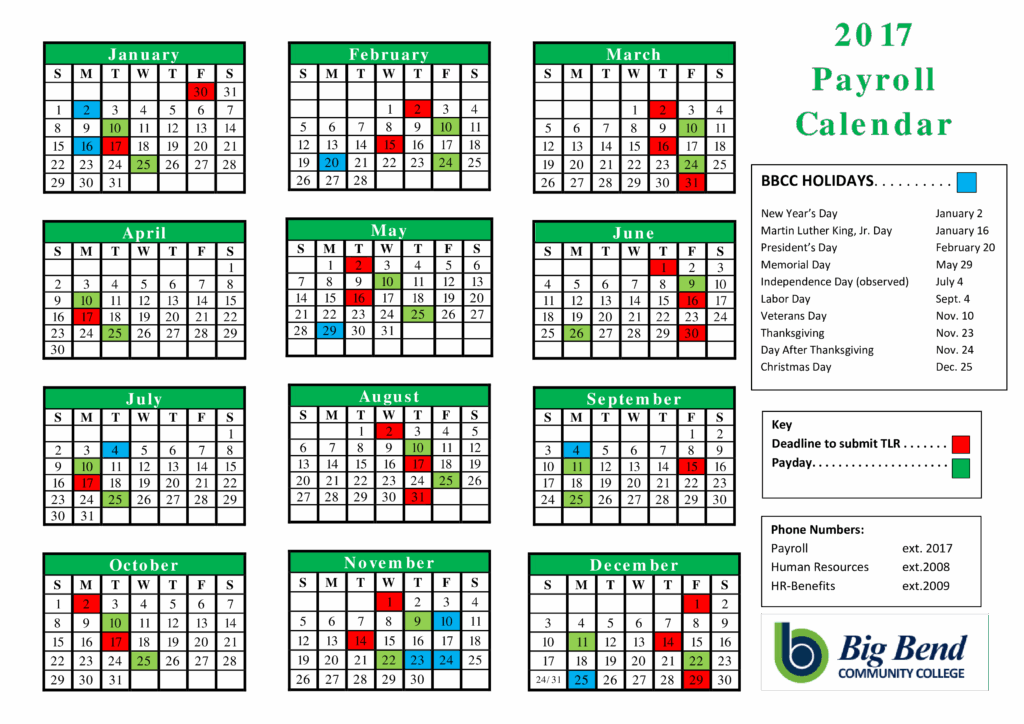 2025 Biweekly Payroll Calendar Template Docs Magnolia Wood