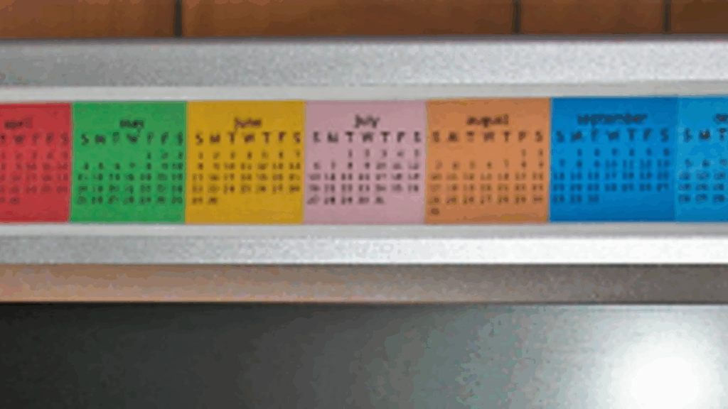2025 Free Printable Monitor Calendar Strips Laurits C Christensen