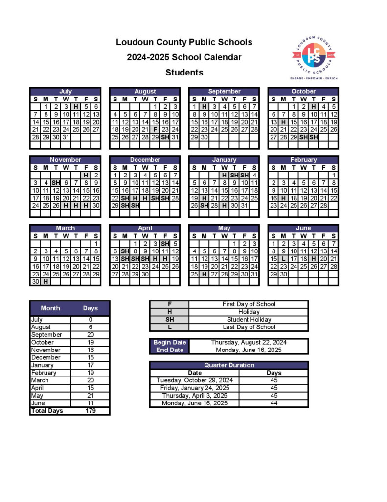 2025 Loudoun County School Calendar Bella Traill T 