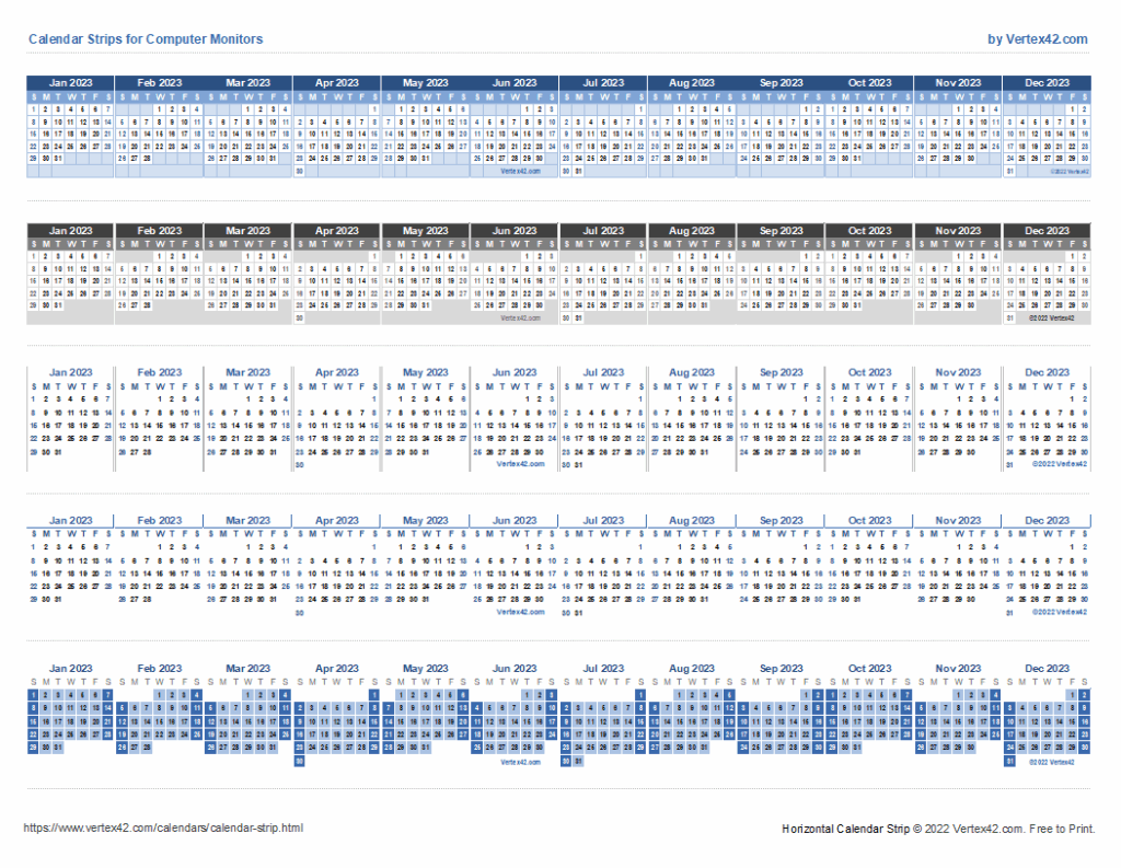 2025 Strip Calendar Printable Pdf Free Download Cody Lovekin