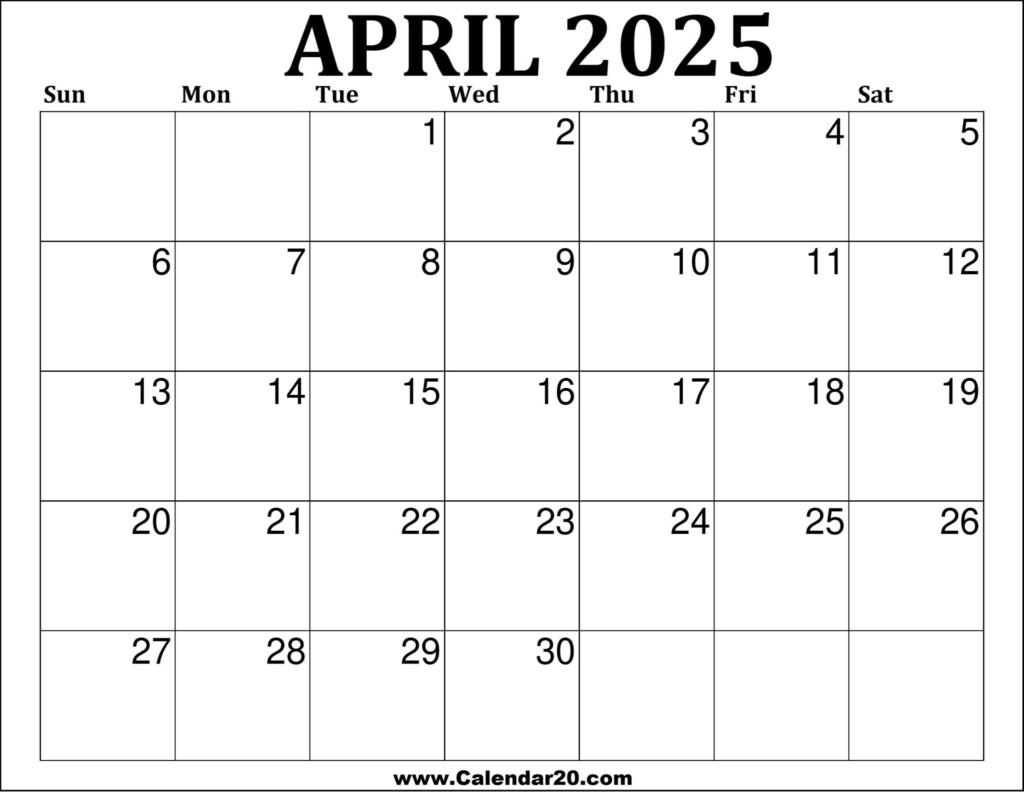 2025 US Calendar Printable Black And White Calendar20