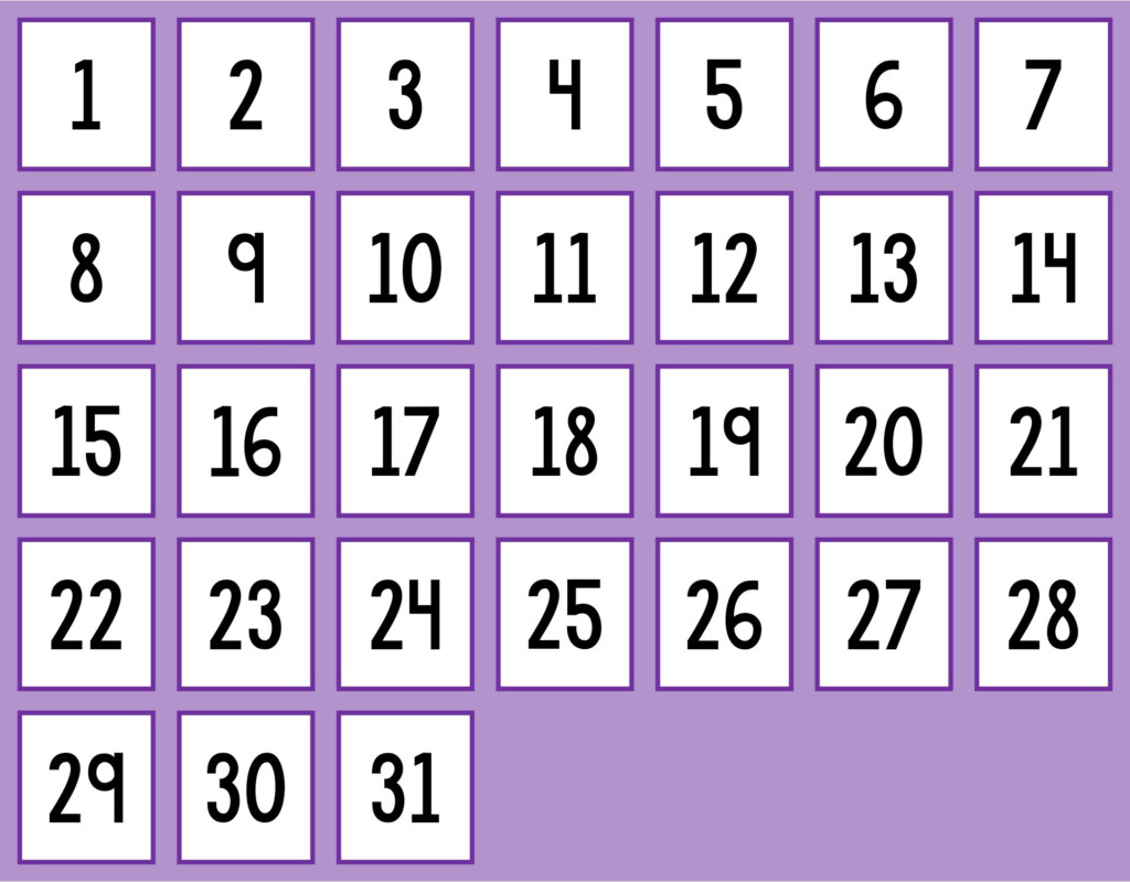 8 Best Images Of Printable Spring Calendar Numbers Free Printable 