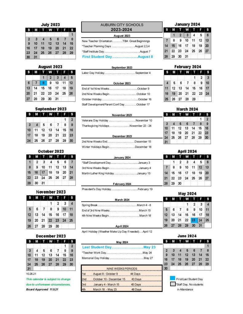 Auburn University Academic Calendar 2025 Gabriel Kirkland