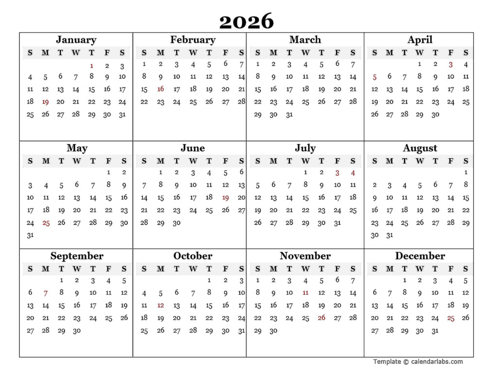 Blank 2025 2026 Printable Calendar Template Blank Crystal L Brown