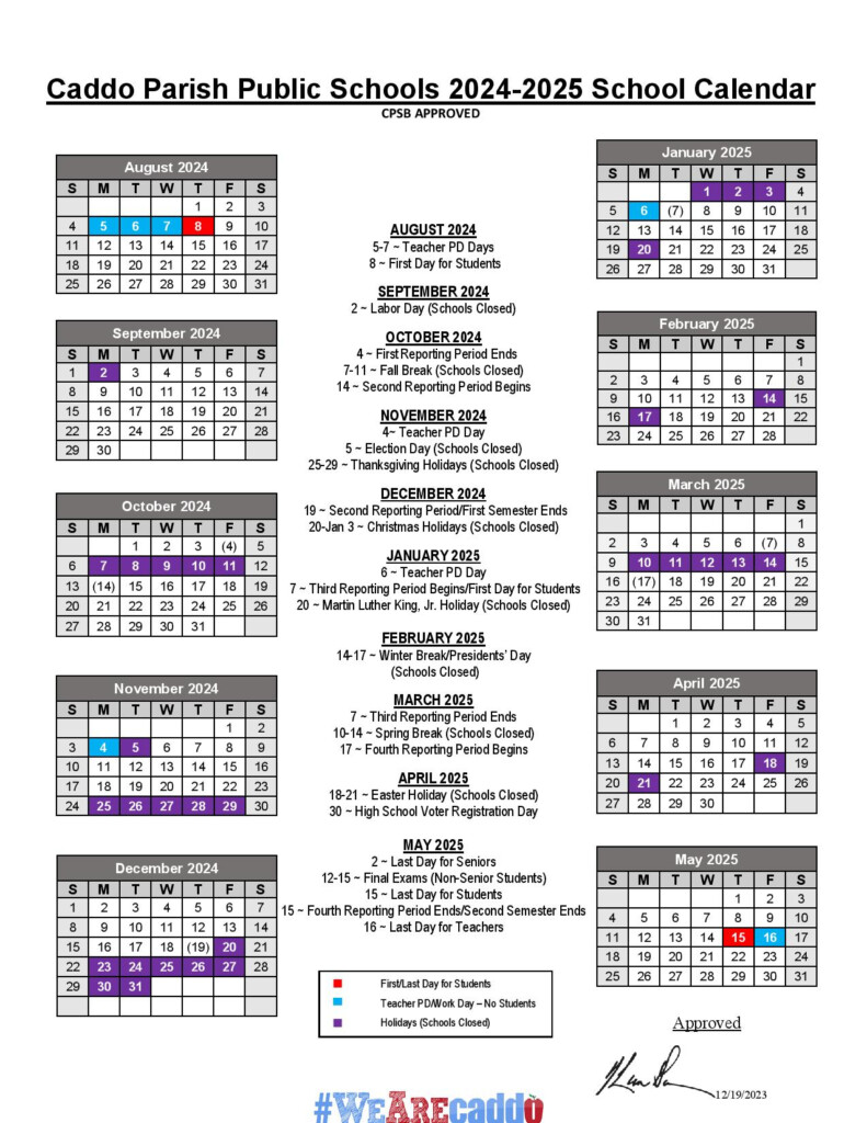 Caddo Parish Schools 2024 2025 Calendar Calendars 2025