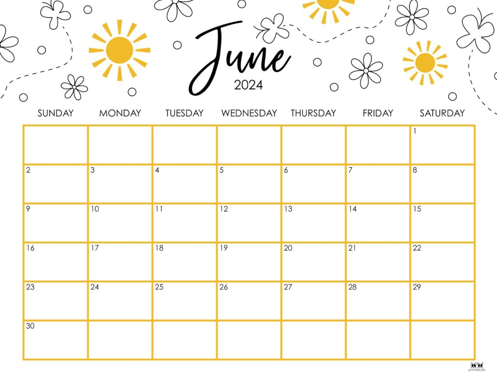 Cute July 2024 Calendar Printable Penni Rodina