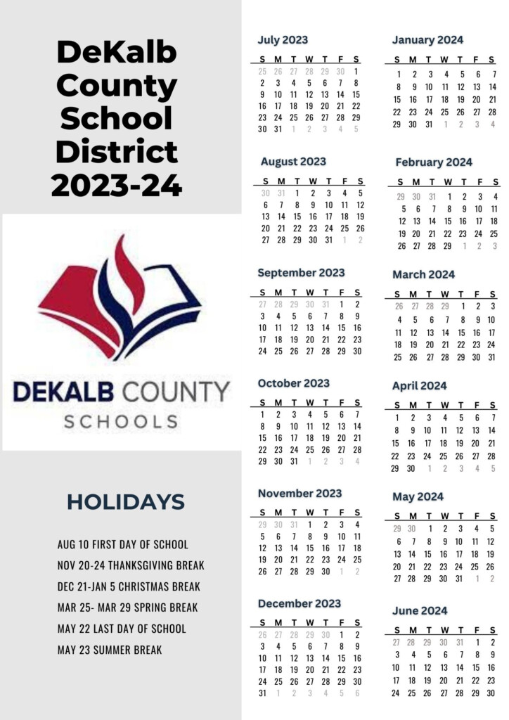 Dekalb County School Calendar 2025 2026 Maya B McLeod