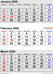 February 2026 Calendar Templates For PDF Excel And Word