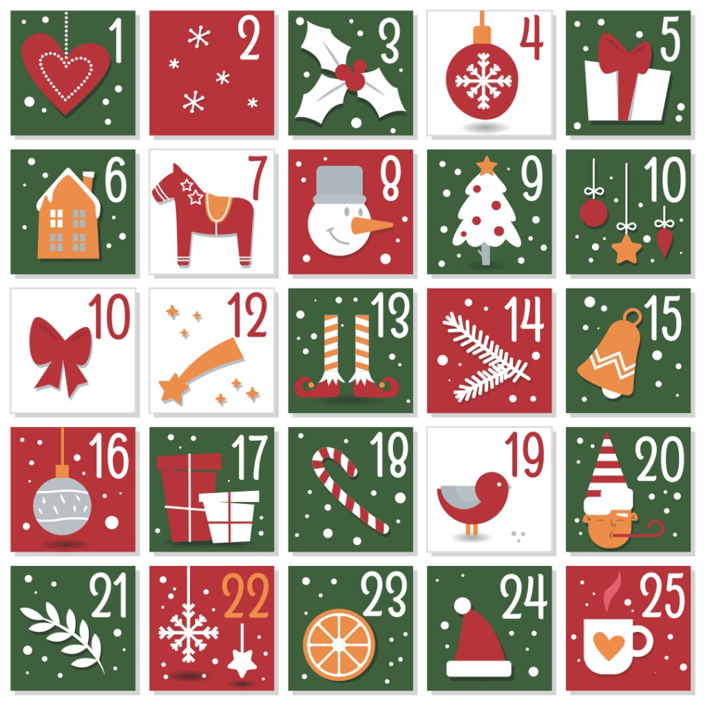 Free Advent Calendar 2024 Printable Brynna Ninnetta