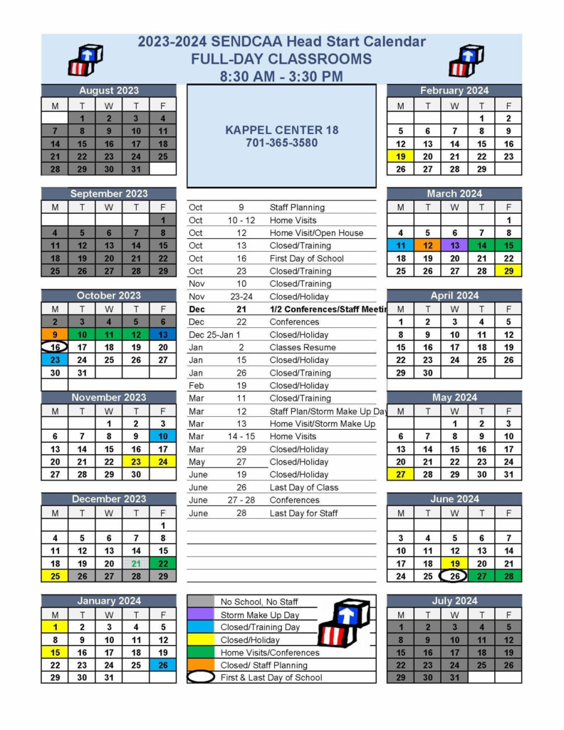 Head Start 2024 Calendar Berte Celisse