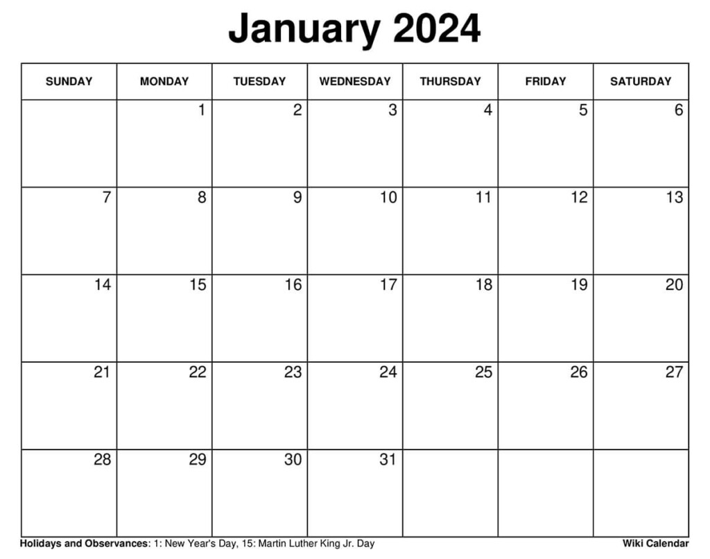 January 2025 Calendar Printable Free Wiki Page Nate Sly