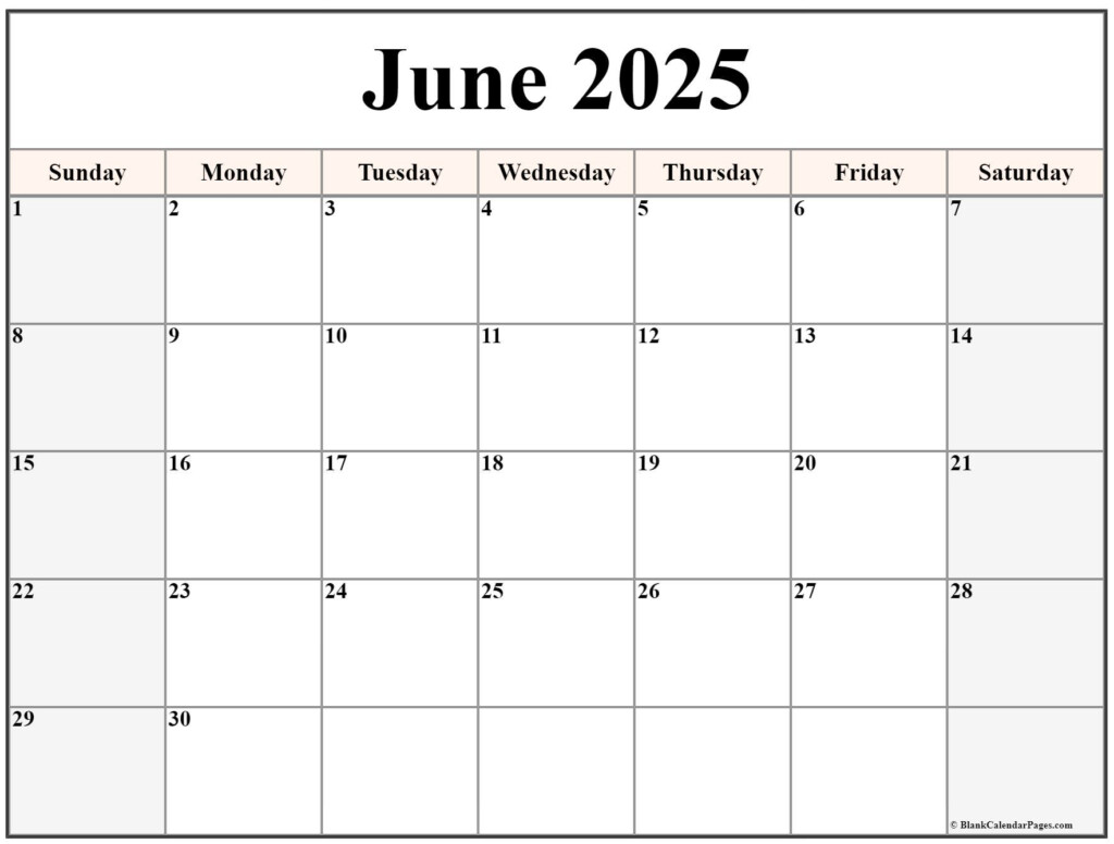 June 2025 Printable Calendar Plan Your Month With Ease Seth Rubinstein