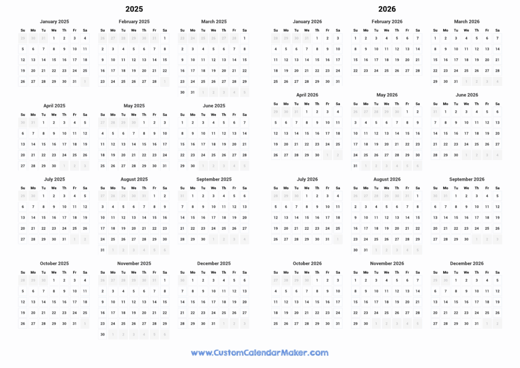 June 2025 Through May 2026 Calendar A Comprehensive Overview 