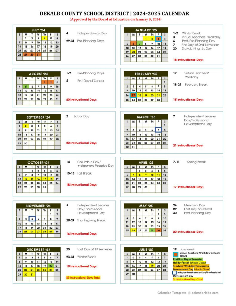 Map Testing Dekalb County School Calendar 2025 2026 Sybyl Eustacia