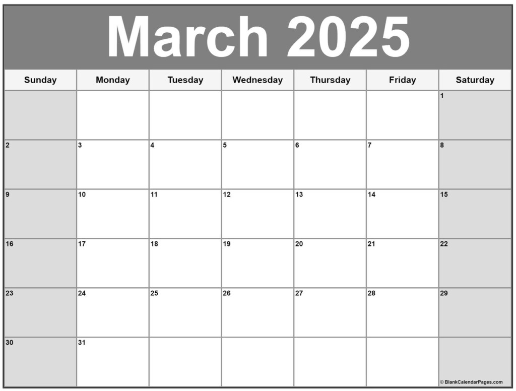 March Calendar 2025 Printable Wikipedia Lisa D Thompson