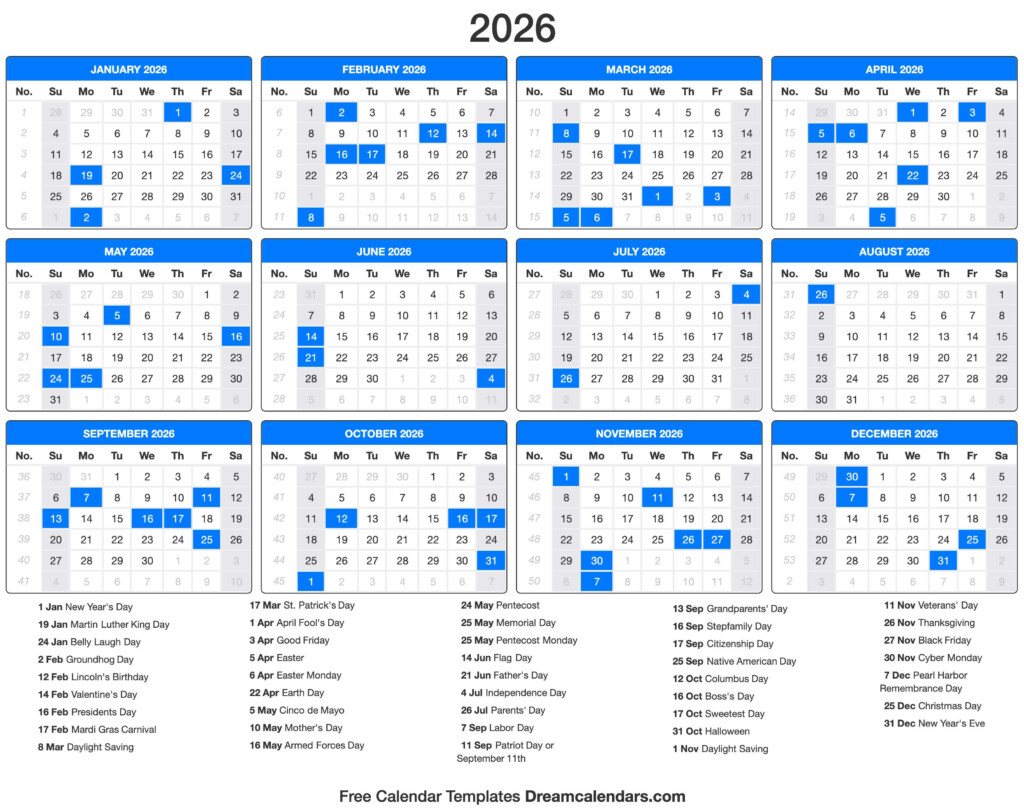 Navigating The Year Ahead A Comprehensive Guide To Desktop Calendars 