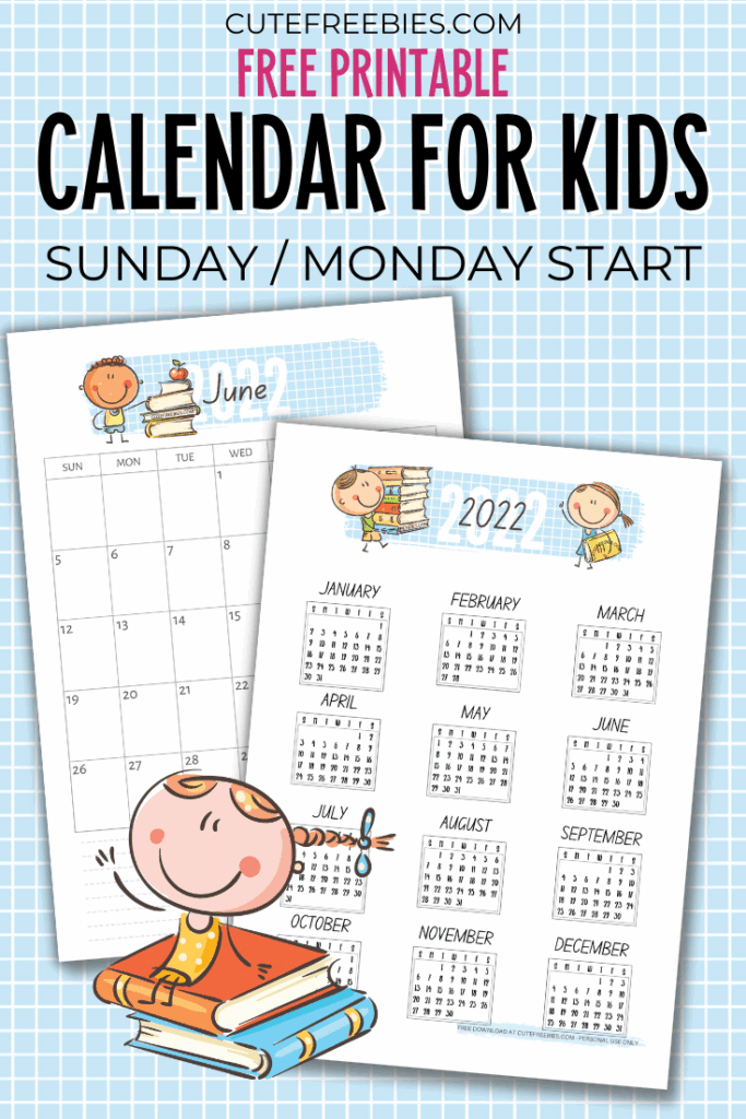 Printable Calendar For Kids