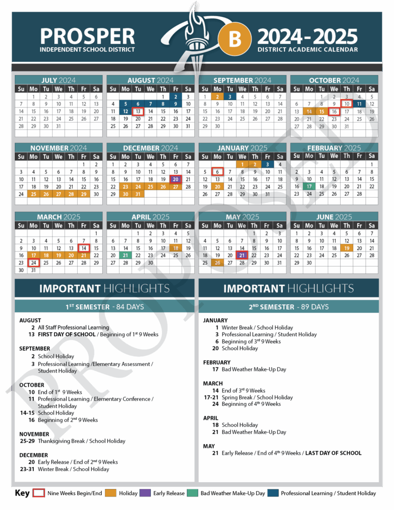 Prosper Isd Calendar 2025 Ben Dumas C 