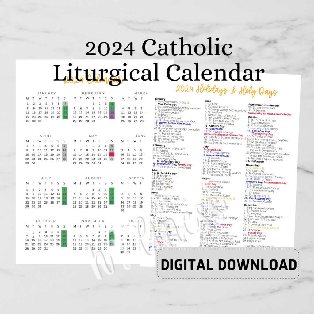Saint Of The Day Calendar 2025 Pdf Catholic Malthe L Schmidt