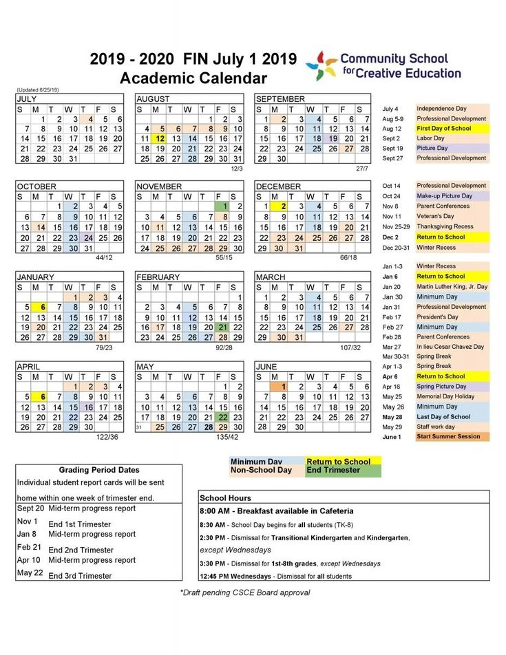 Santa Clara Academic Calendar 202425 Preschool Calendar Printable