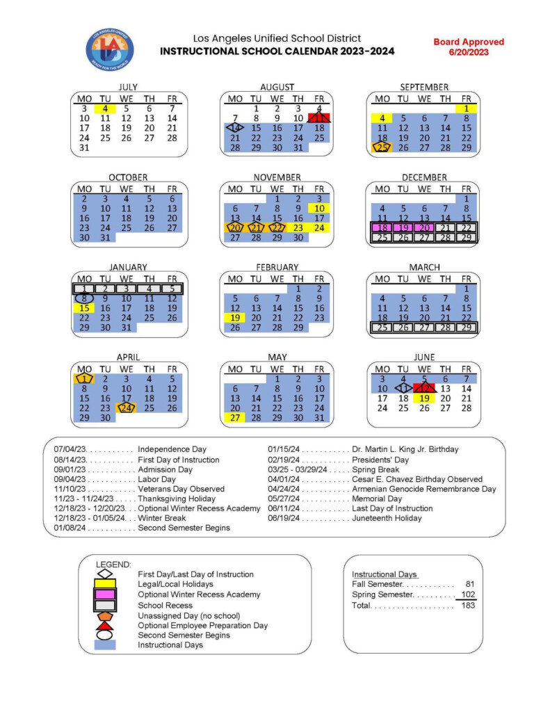 School Calendars Parents John Burroughs Middle School