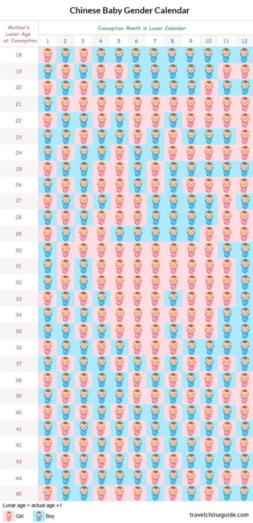 The Chinese Calendar And Gender Prediction A Comprehensive Look At 