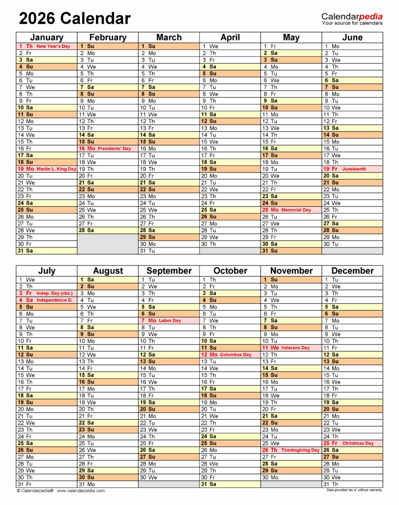 The Power Of Planning 2026 Calendar Printables With Lines Thersa J 