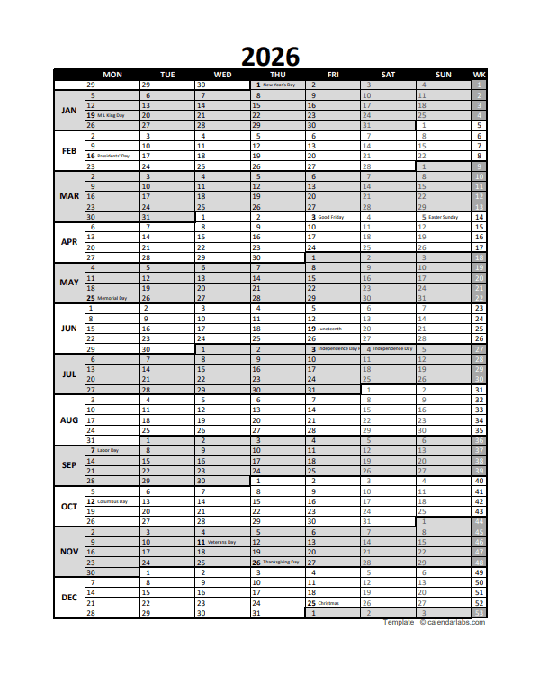 The Power Of Planning A Guide To Utilizing 2026 Calendars In Excel 