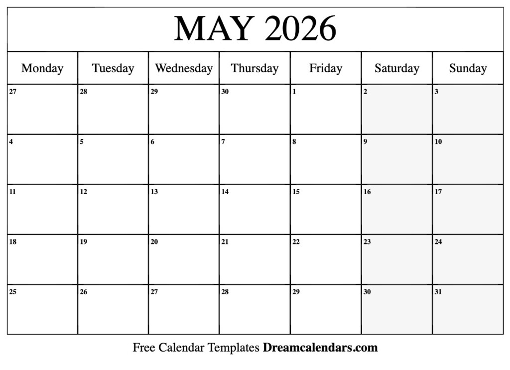 What Day Is May 1 2026 Eve Madden